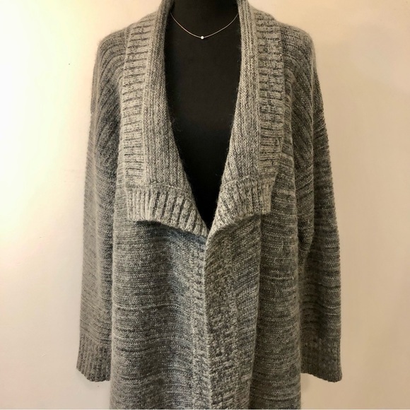 Sundance Cozy Moments Long Cardigan in Gray Multi - Picture 2 of 12